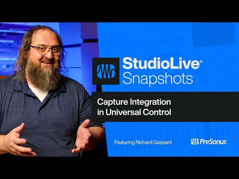 PreSonus Capture Integration in Universal Control | PreSonus