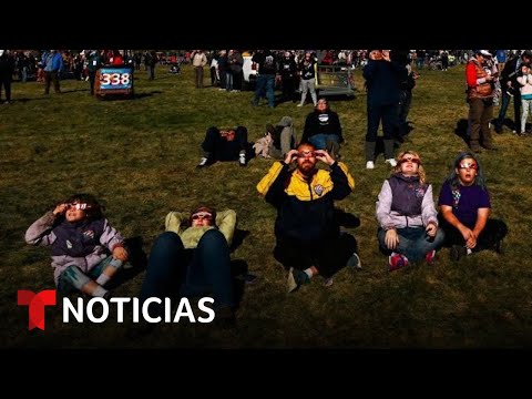 Observan eclipse anular desde noroeste de EE.UU. hasta Chile | Noticias Telemundo