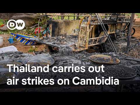 10 people die in military clashes along Thailand-Cambodia border | DW News
