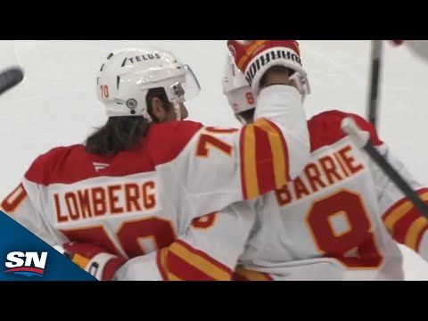 Tyson Barrie Blasts Home His First Goal In Flames Jersey