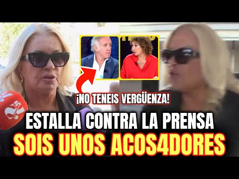 INESPERADA REACCION Barbara Rey tras FLITRARSE los AUDIOS con Juan Carlos INSULTA a la PRENSA