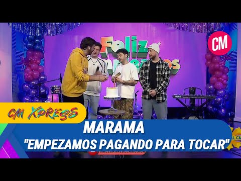 Marama celebró sus 10 años en CM Xpress, el canal que los vio debutar en Argentina