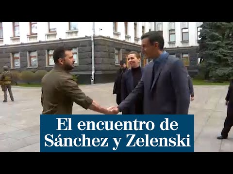 Así ha sido el encuentro entre Sánchez y Zelenski en Kiev