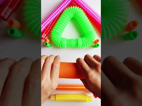 Relaxing and Creating POP ASMR Toy #satisfyingvideos #relaxing #oddasmr #naturalcolor #poptubesounds