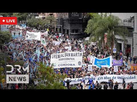 LIVE: "March of Anger" Demonstrators Mobilize Against Milei's Reforms in Buenos Aires | AC1G