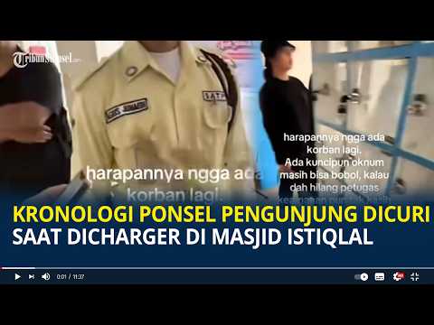 Kronologi Ponsel Pengunjung Dicuri Saat Dicharger di Masjid Istiqlal