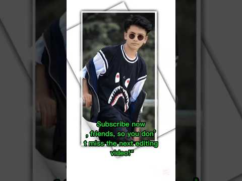 Cool Boy Editing Point