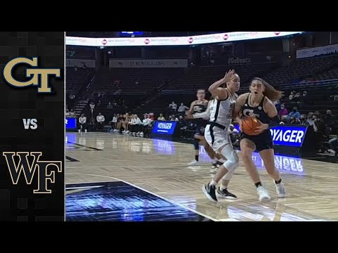 Acc Football Basketball 🏀 Georgia Tech vs. Wake Forest Women's Basketball Highlights (2021-22)