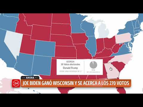 En ambos lleva ventaja: Nevada y Michigan, los estados que podrían darle la victoria a Joe Biden
