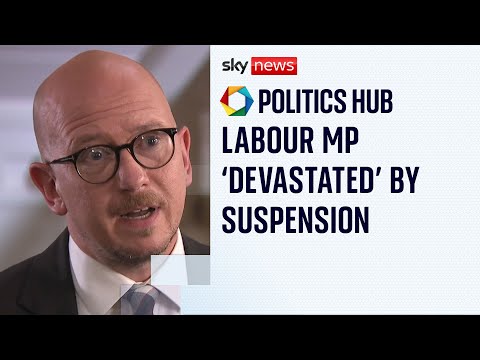 MP suspended by Labour is 'saddened'