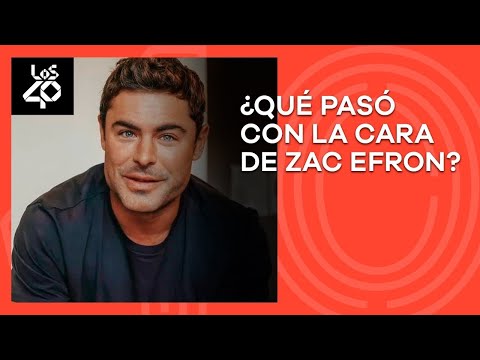 ¿Qué pasó con la cara de Zac Efron