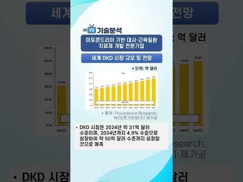 [기술분석] 노브메타파마 - 미토콘드리아 기반 대사·근육질환 치료제 개발 전문기업