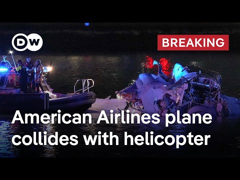 American Airlines plane crash latest: So far 'no survivors had been found' | DW News