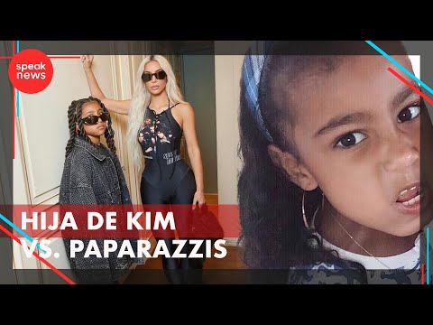 Hija de Kim Kardashian se enfrenta a los paparazzi en plena calle y así reaccionaron