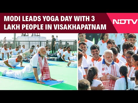 International Yoga Day | PM Modi Leads Yoga Day Celebrations With 3 Lakh People In Visakhapatnam