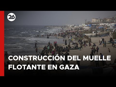 MEDIO ORIENTE | Avanza la construcción del muelle flotante en la costa de Gaza