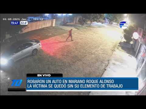 Así robaron un automóvil en Mariano Roque Alonso.