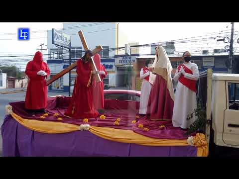 Iglesia San José Obrero de Comayagüela realiza su ‘Santo Viacrucis’