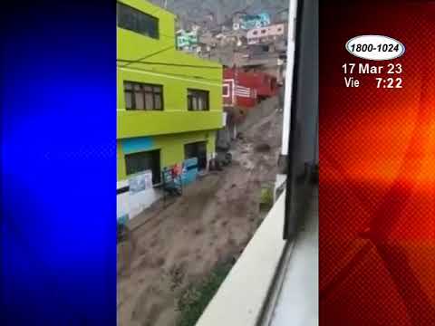 Perú: Lluvias provocan inundaciones y deslizamiento de tierra