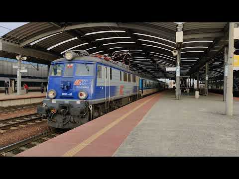 PKP IC EU07-421 with CD train departing from Katowice, PL 20.02.2023 [4K60]