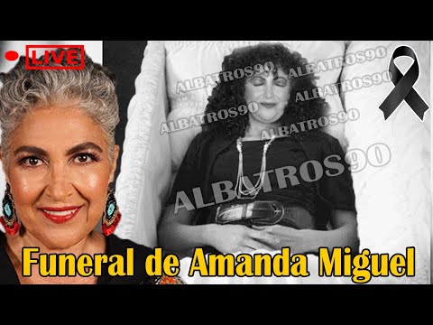 Transmisión en vivo: Comienza el funeral de Amanda Miguel. Sucedió algo inusual que asustó a todos.