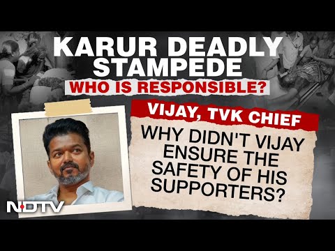 Karur Stampede: Calls For Action Grow Amid Blame Game