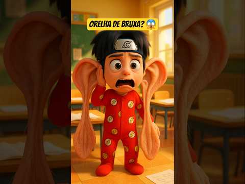 🤪🤯Naruto participa do concurso da maior orelha do mundo, e isso acontece! #shorts #cartoon