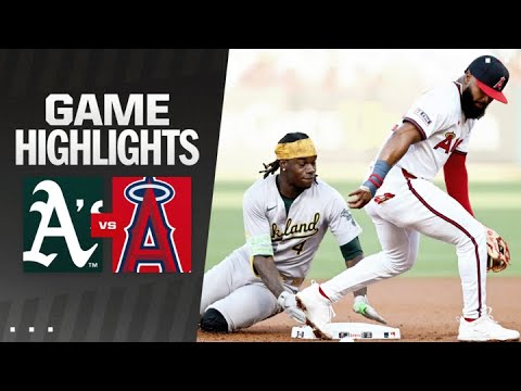 As vs. Angels Game Highlights (7/25/24) | MLB Highlights