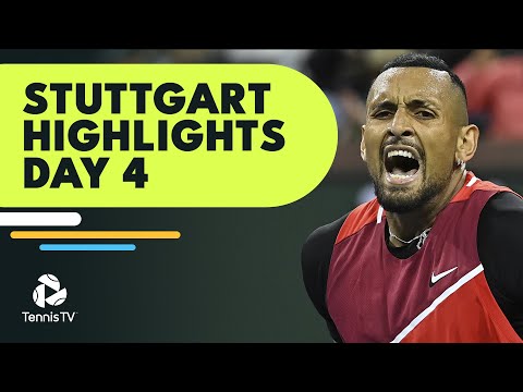 Kyrgios Faces Basilashvili; Murray, Tsitsipas, Shapovalov Feature | Stuttgart 2022 Highlights Day 4