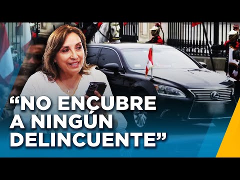 Abogado de Dina Boluarte: La presidenta no usa el vehículo presidencial para fines delictivos