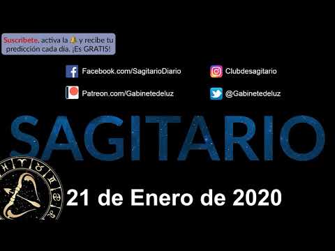 Horóscopo Diario - Sagitario - 21 de Enero de 2020