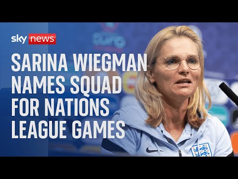 Watch live: Sarina Wiegman news conference ahead of Nations League games