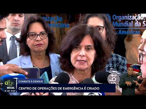 Governo federal cria Centro de Operações de Emergência contra a dengue