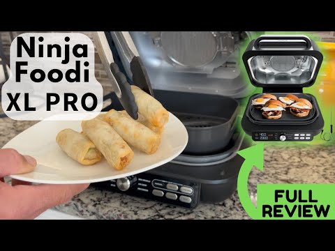 Ninja IG651 Foodi Smart XL Pro 7-in-1 Indoor Grill/Griddle Combo | Use Opened or Closed!