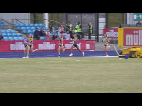 1500m women heat 3 British Championships 24th June 2022