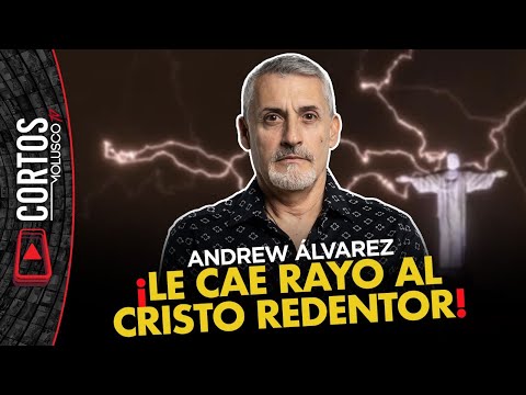 Cae rayo en el Cristo Redentor de Brazil  ANDREW ÁLVAREZ