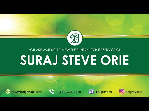 Suraj Steve Orie Tribute Service
