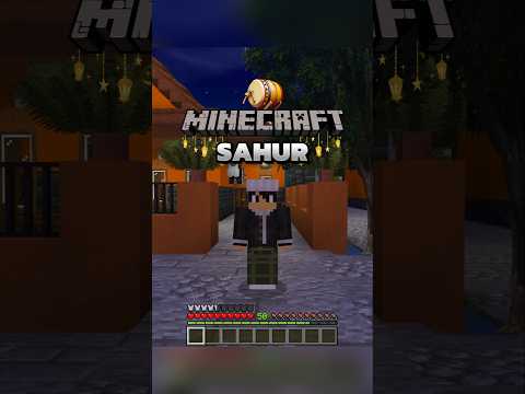 Bangunin SAHUR Di MINECRAFT ☪️🎤