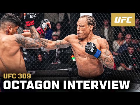 Marcus McGhee Octagon Interview | UFC 309