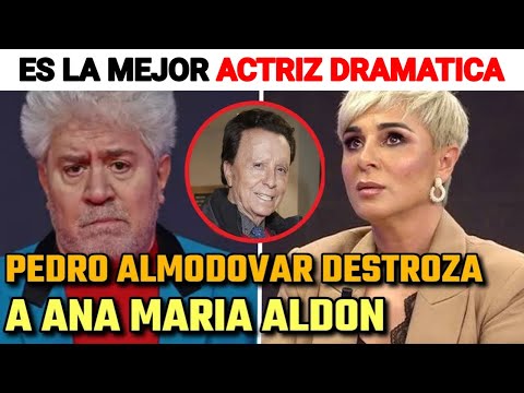 Pedro Almodóvar DESTROZA a ANA MARIA ALDON por JOSE ORTEGA CANO para FIESTA