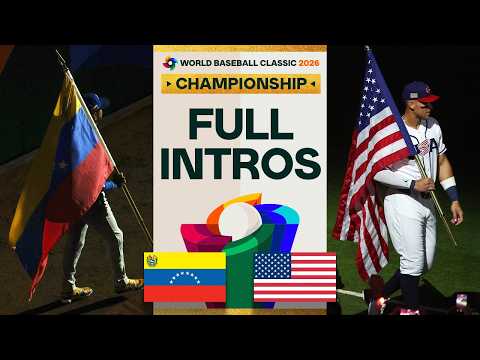 FULL INTROS: Team USA and Team Venezuela are introduced before the 2026 World Baseball Classic Final
