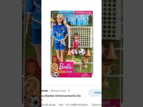 Barbie futbolista ⚽ Barbie porrista 📢✨ #barbie #fútbol #cheerleader