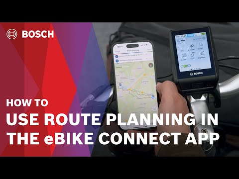 How To | How to use the route planning of the eBike Connect app