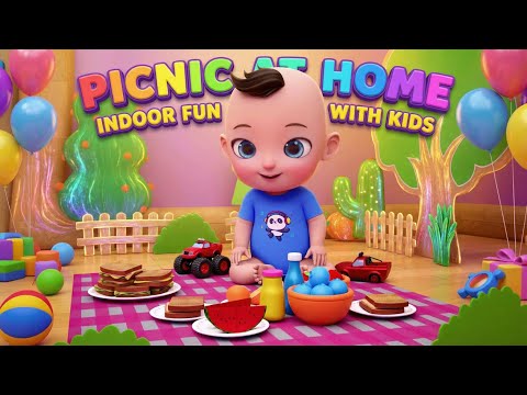 Indoor Picnic Day! 🧺 | Fun at Home for Kids