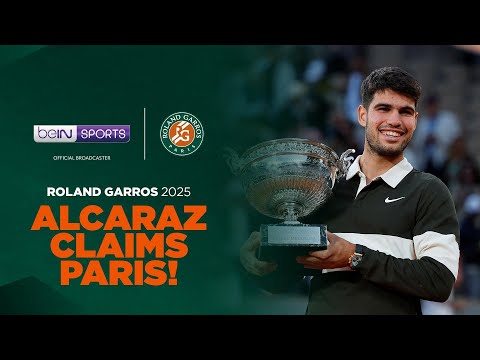 π FULL Pemberian Trofi Tunggal Putra! | 2025 Roland Garros Moments