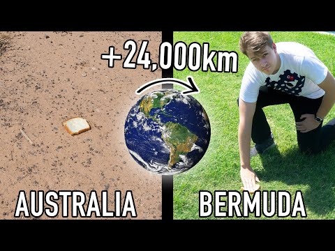 Putting Bread on the Ground to Create an Earth Sandwich