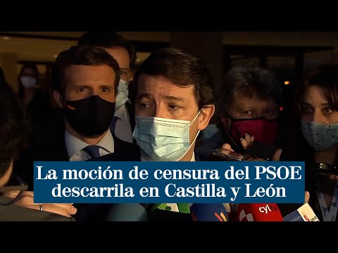 La moción de censura del PSOE descarrila en Castilla y León tras no lograr romper el grupo de Cs