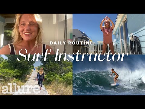 A Surfer's Entire Routine, from Waking Up to Catching Waves | Work It |  Allure