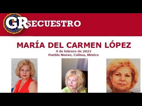 Busca hija y FBI a María López en Colima