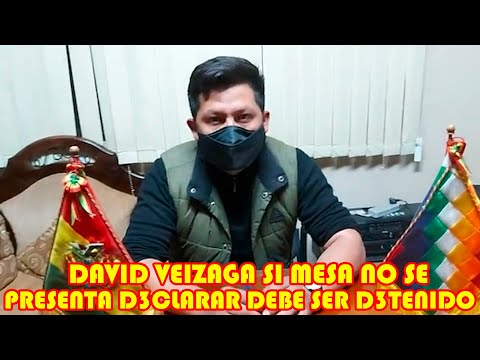 DAVID VEIZAGA MENCIONÓ QUE CARLOS MESA ES CULP4BLE DE TODO LO QUE VIVIÓ BOLIVIA EN EL 2019..